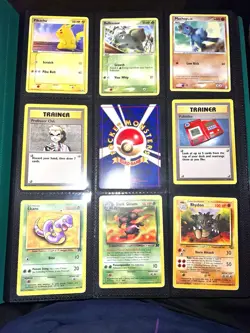 Personal Pokemon collection binder, 360 cards from many years. - Image 1