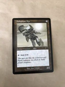 magic card 1x Palladium Myr - commander party promo Unique & Misc Promos NM - Image 1
