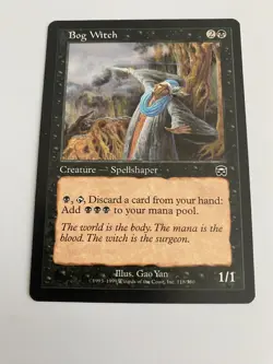 Bog Witch 118/350 MTG Magic Card Onslaught Set Black Mana Ramp Common - Image 1