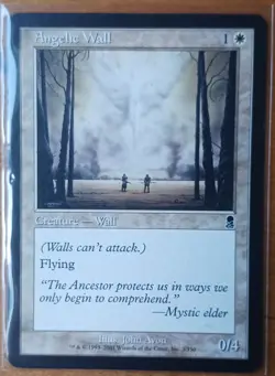 (No Reserve) Vintage 2001 Angelic Wall Magic the Gathering Card M/NM - Image 1