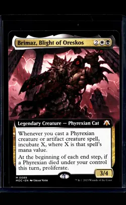 MTG Magic the Gathering MOC Extended Art Brimaz Blight of Oreskos - Image 1