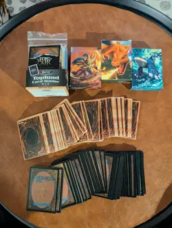 Trading Cards Bundle-Pokemon, Yu-Hi-Oh, Magic There Gathering Plus Toploaders - Image 1