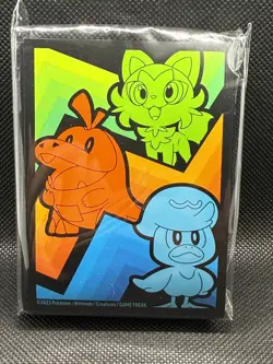 Pokemon TCG: Paldea Evolved Elite Trainer Box 65ct Card Sleeves - New/Sealed - Image 1