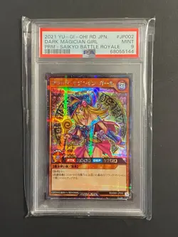 Dark Magician Girl RD/G001-JP002 PSA 9 Mint Japanese Yugioh Card Rush Duel - Image 1