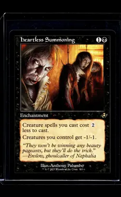 MTG Magic the Gathering INR Innistrad Remastered Retro #383 Heartless Summoning - Image 1