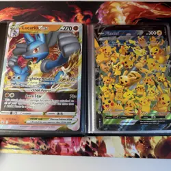 Pokemon Jumbo Cards Binder Lot Celebrations V Pikachu Vmax Charizard Pokemon TCG - Image 5
