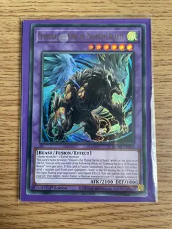 Yu-gi-oh Chimera the King of Phantom Beasts DUNE-EN033 Ultra Rare NM Card - Image 3