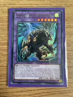 Yu-gi-oh Chimera the King of Phantom Beasts DUNE-EN033 Ultra Rare NM Card - Image 5