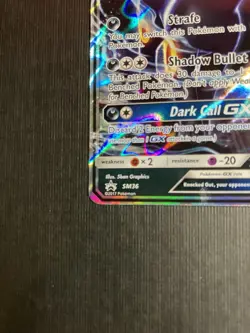 Espeon GX SM35 Umbreon GX SM36 LP to NM Pokemon Tcg Black Star Promo Lot of 2 - Image 5
