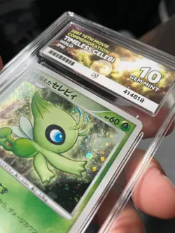 Pokemon Timeless Celebi Holo 10th Movie Japanese Promo 2007 Ace 10 *SWIRL* - Image 4