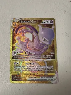 Pokemon Go Mewtwo VSTAR 086/078 Mint Rare - Image 3