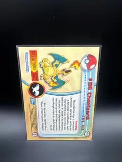 1999 Topps Pokemon TCG Charizard - #06 - Non-Holo - TV Series 1 Blue Logo NM+ - Image 2