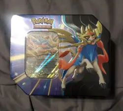Pokemon TCG Slashing Legends Tin, Zacian - Image 1