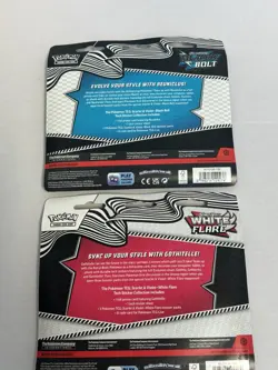 POKEMON WHITE FLARE & BLACK BOLT TECH STICKER PACK SET - ONE OF EACH - Image 2