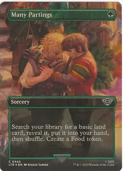 Many Partings 445 Common MTG Lord of the Rings Middle Earth NM/M - Image 1