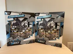 (2) Pokemon Black Bolt Binder Collection Boxes NEW & SEALED - Image 1