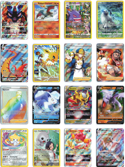 English Pokemon Card Lot - 16 Total Cards - Sword & Shield Era - Image 1