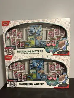 Pokemon TCG Scarlet & Violet 151 Blooming Waters Premium Collection (TWO PACK) - Image 1