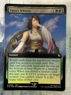 Commander: FINAL FANTASY #126 Yuna's Whistle (Extended Art) Foil - Image 1