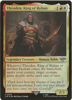 Theoden King of Rohan 233 Uncommon MTG Lord of the Rings NM/M - Image 1