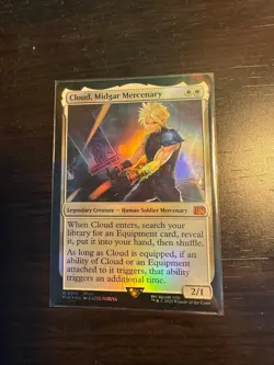 Cloud, Midgar Mercenary Final Fantasy Foil - Image 1