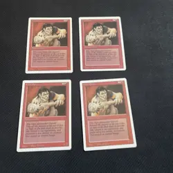 Grey Ogre Mtg Revised x4 NM - Image 1