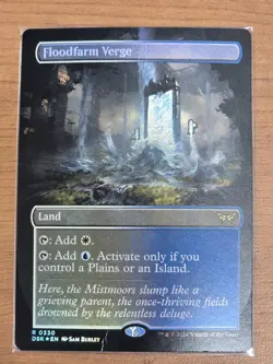 Floodfarm Verge Borderless Foil - MTG - Duskmourn (DSK) - Lightly Played - Image 1