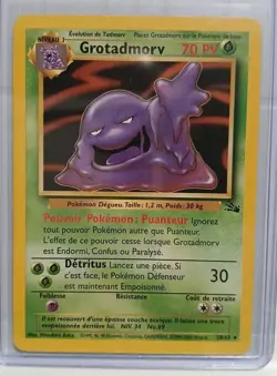 Pokemon Card - FRENCH 1st Edition Fossil Grotadmorv Muk 28/62 Rare - Image 1