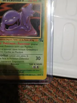 Pokemon Card - FRENCH 1st Edition Fossil Grotadmorv Muk 28/62 Rare - Image 3
