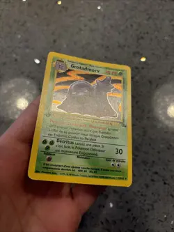 Pokemon Card - FRENCH 1st Edition Fossil Grotadmorv Muk 28/62 Rare - Image 4