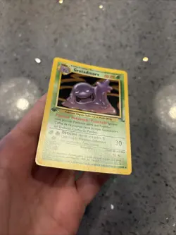 Pokemon Card - FRENCH 1st Edition Fossil Grotadmorv Muk 28/62 Rare - Image 5