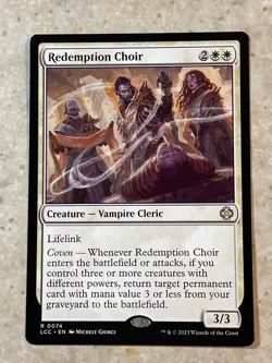 MTG NM Redemption Choir [Lost Caverns of Ixalan Commander] - Image 1