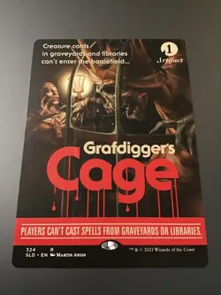 MTG Secret Lair #324 Grafdigger's Cage (Movie Poster) NM - Image 1