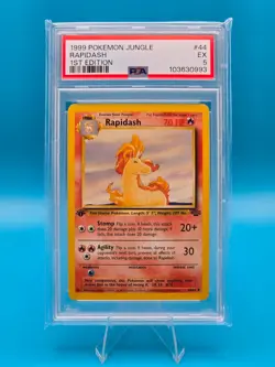 PSA 5 - 1999 Pokemon Jungle, Rapidash, 1st Edition - Image 1