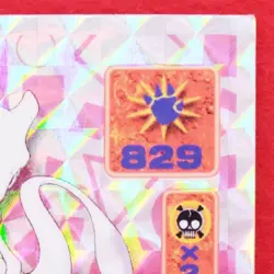 Mewtwo Pokemon Seal Sticker Lv.79 312 1996 Vintage Amada Nintendo Japanese F/S - Image 3