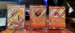 Pokemon TCG Skeledirge EX SVP079 080 081 Promo Set NM/M - Image 1
