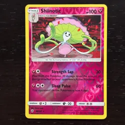 Shiinotic 98/147 Pokemon Burning Shadows Sun & Moon Reverse Holo Rare Card NM - Image 1