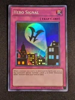 Yugioh - Hero Signal RYMP-EN031 Unlimited Edition Super Rare NM - Image 1