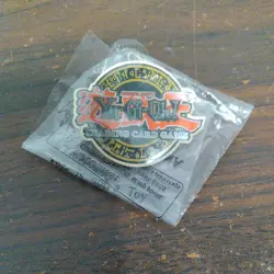 1996 Shonen Jump's YuGiOh Trading Card Game Promo Hat Pin New Pin - Image 1