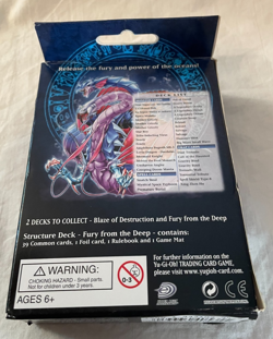 Yu-Gi-Oh Trading Card Deck Structure Deck "Fury From The Deep" Complete - Image 4
