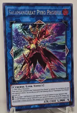Salamangreat Pyro Phoenix CHIM-EN039 Secret Rare 1st Edition Yugioh TCG NM/M - Image 1