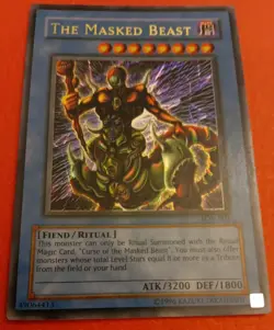 Yu-Gi-Oh! TCG - The Masked Beast LON-001 - Unlimited Super Rare Holo Foil LP - Image 2