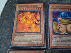 Yugioh Card Lot: Infernal Flame, Invader, Flying Fortress, Slate Warrior - Image 2