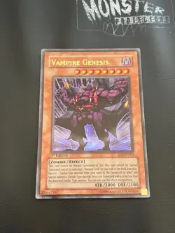 YUGIOH VAMPIRE GENESIS ULTRA RARE SD2-EN001 1ST EDITION - Image 1