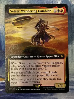 Commander: FINAL FANTASY #183 Setzer, Wandering Gambler (Extended Art) - Image 1