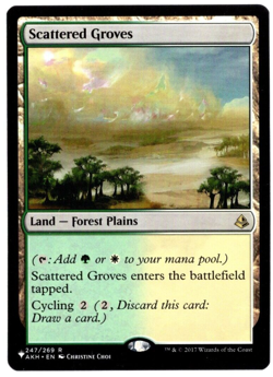 Scattered Groves 247/269 Non Foil The List Reprints Magic The Gathering NM - Image 1