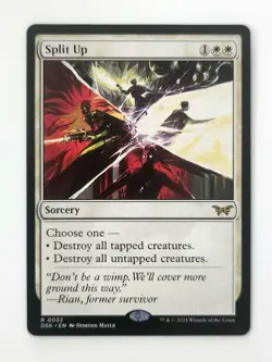 Magic The Gathering: MTG Split Up - Sorcery NF (DSK) Rare 0032 - Image 1