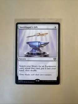 MTG Steelshaper’s Gift CMM 0059 R NM Regular - Image 1