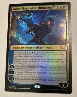 FOIL Kaito, Bane Of Nightmares & Foil Kaito Shizuki NM - Image 4