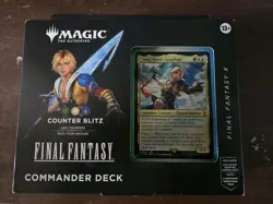 SEALED! Magic The Gathering Final Fantasy X Commander Deck Counter Blitz Tidus - Image 1